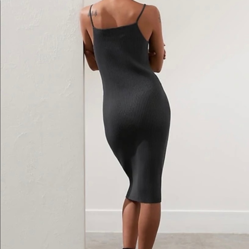 Banana republic gray knit dress